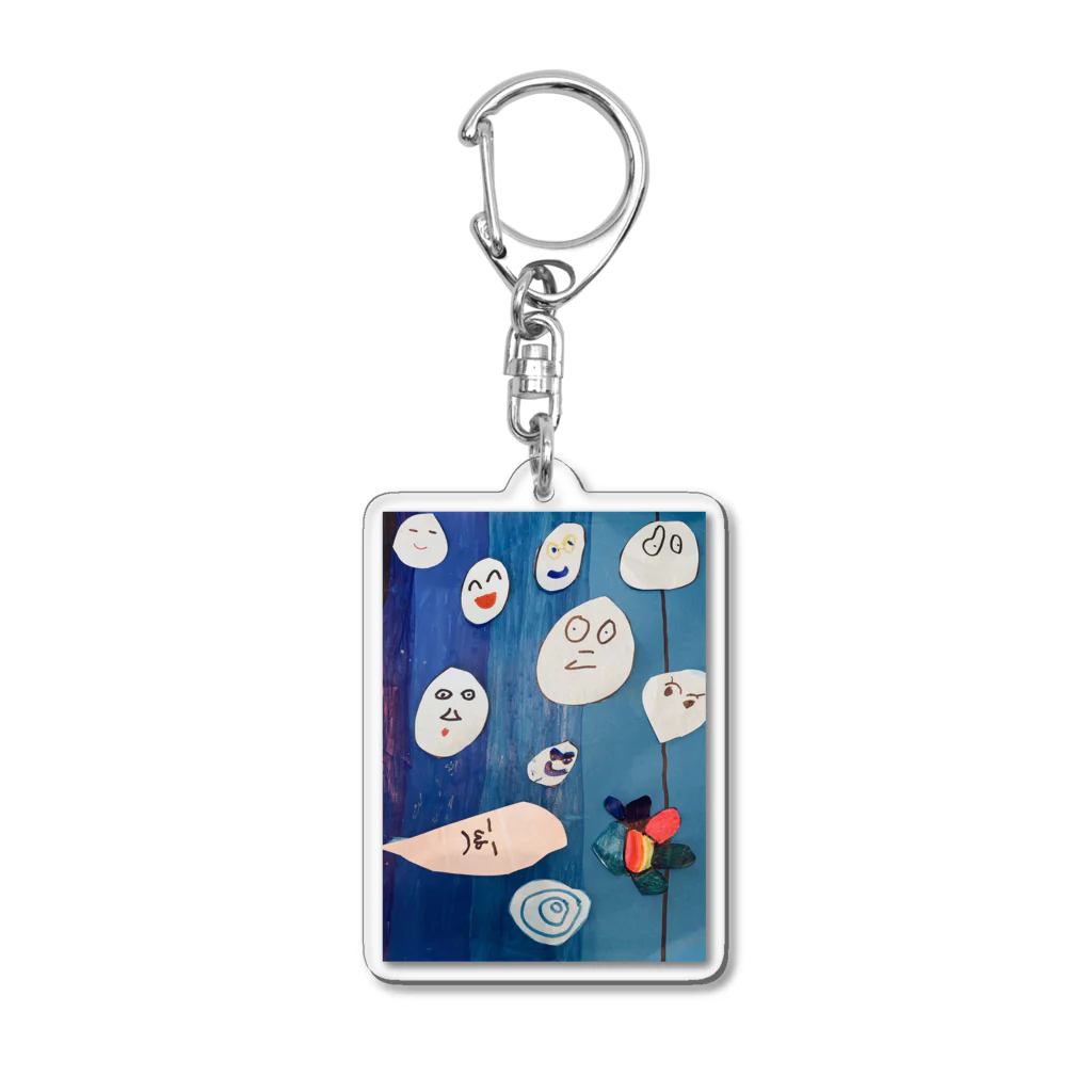 ギフっ子SHOPの雨 Acrylic Key Chain