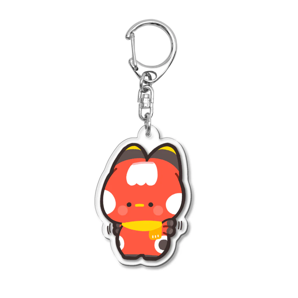 Umtのワタワタ赤べこさん Acrylic Key Chain