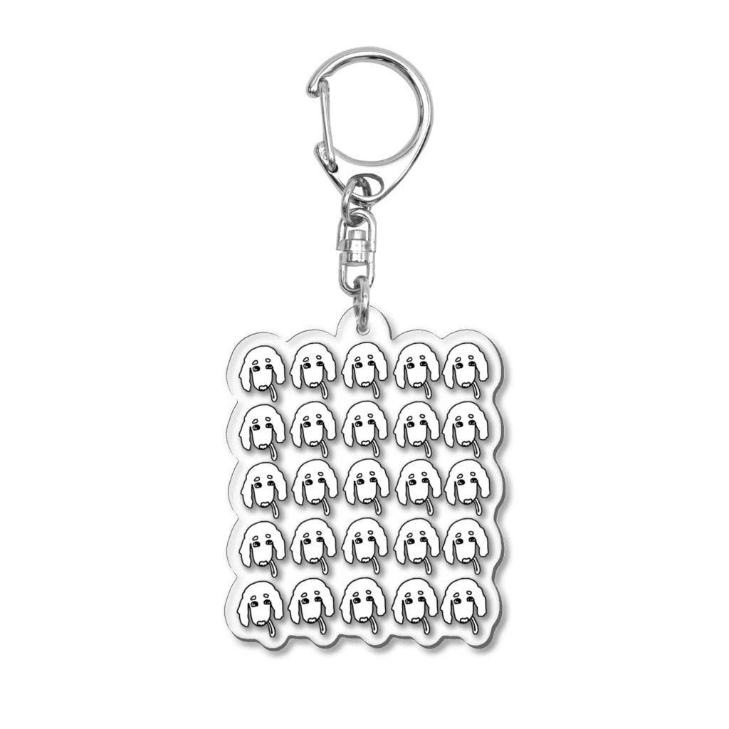 みけみけショップのクリアピークーキーホルダー Acrylic Key Chain