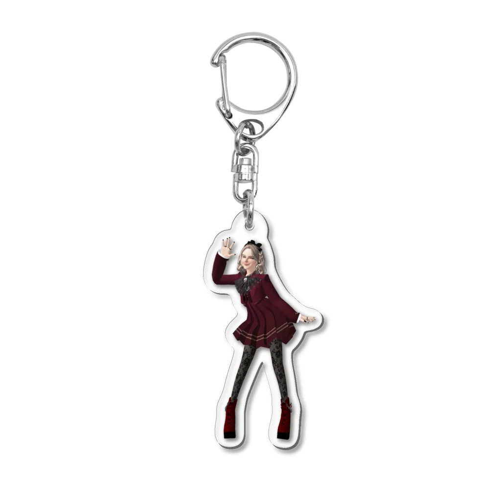 【ホラー専門店】ジルショップの紅い制服の女学生＊おしゃれ＊可愛い Acrylic Key Chain