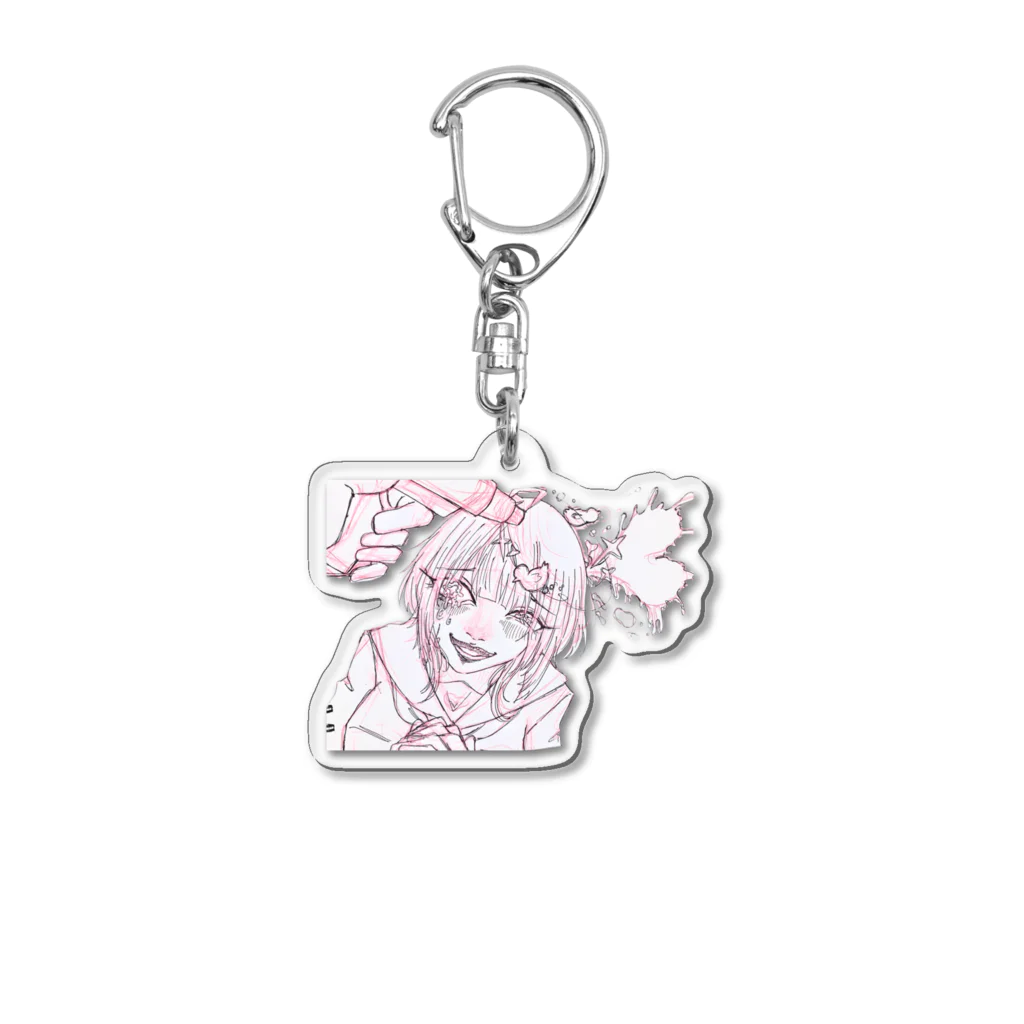 “ジブン”を描く魔法を。の狙い撃ち Acrylic Key Chain