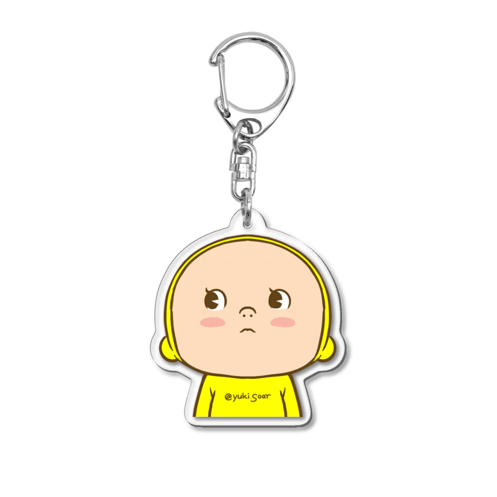 Yukiの黄色いヤツのきーくんやで Acrylic Key Chain