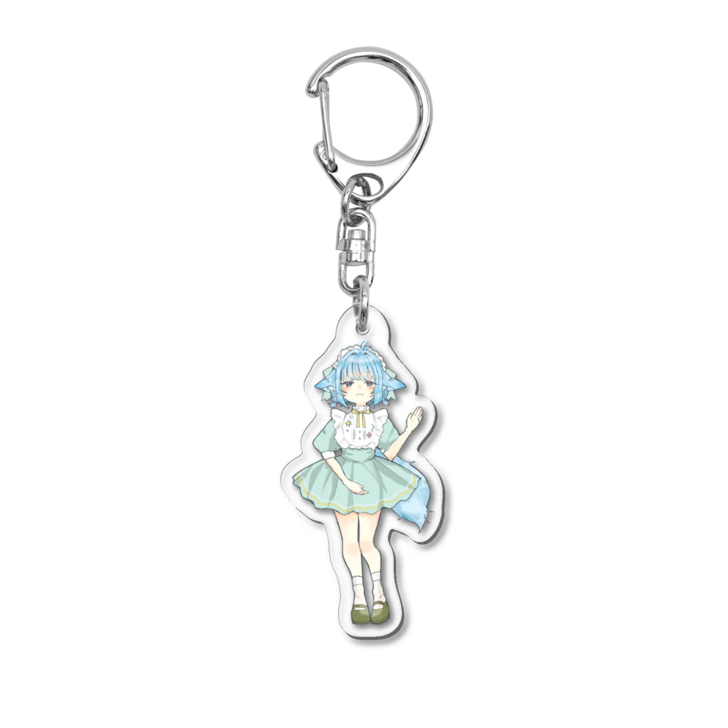 根本凪チャンネルSHOPの根本凪のイマジナリーフレンドメイド　ミント Acrylic Key Chain