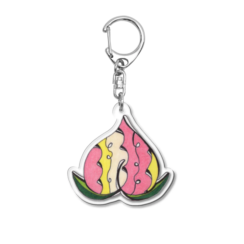 Berry Land storeのもも Acrylic Key Chain