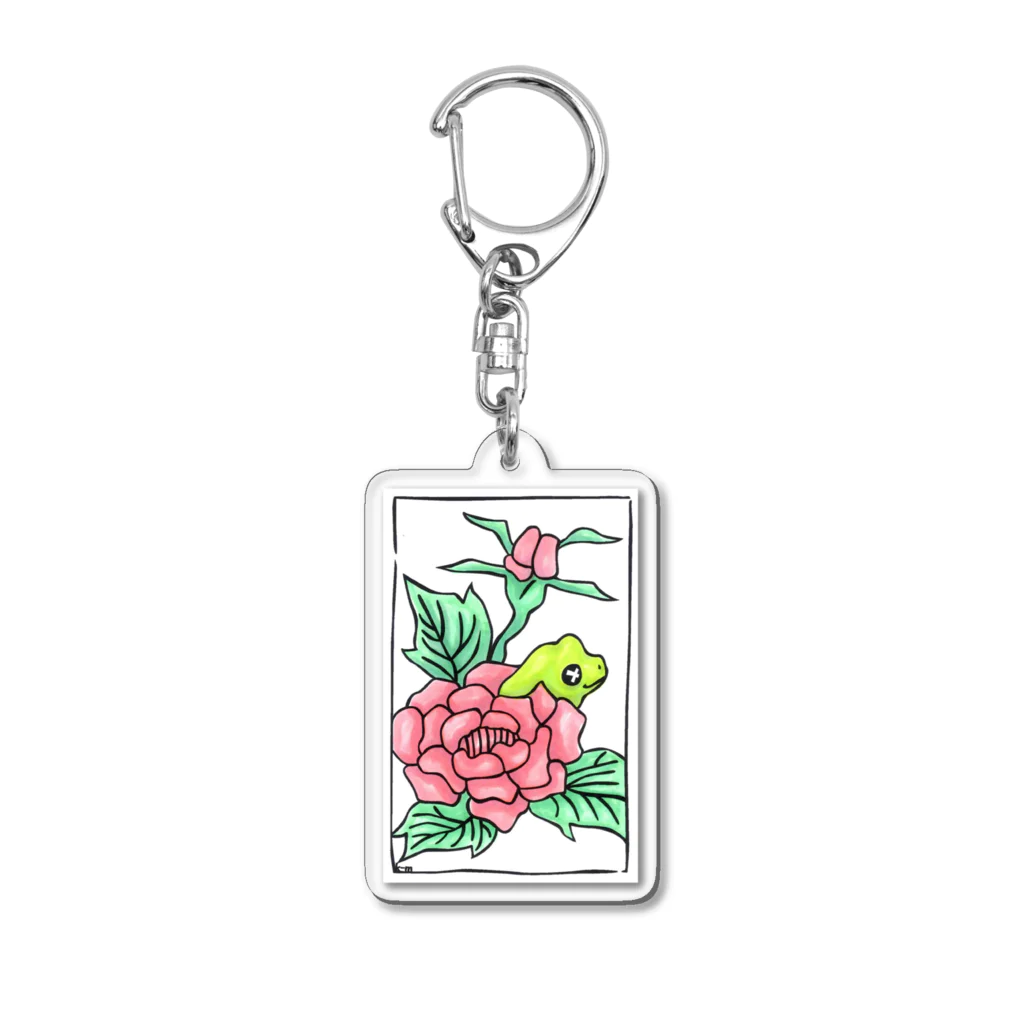 k-mの花札風_D Acrylic Key Chain