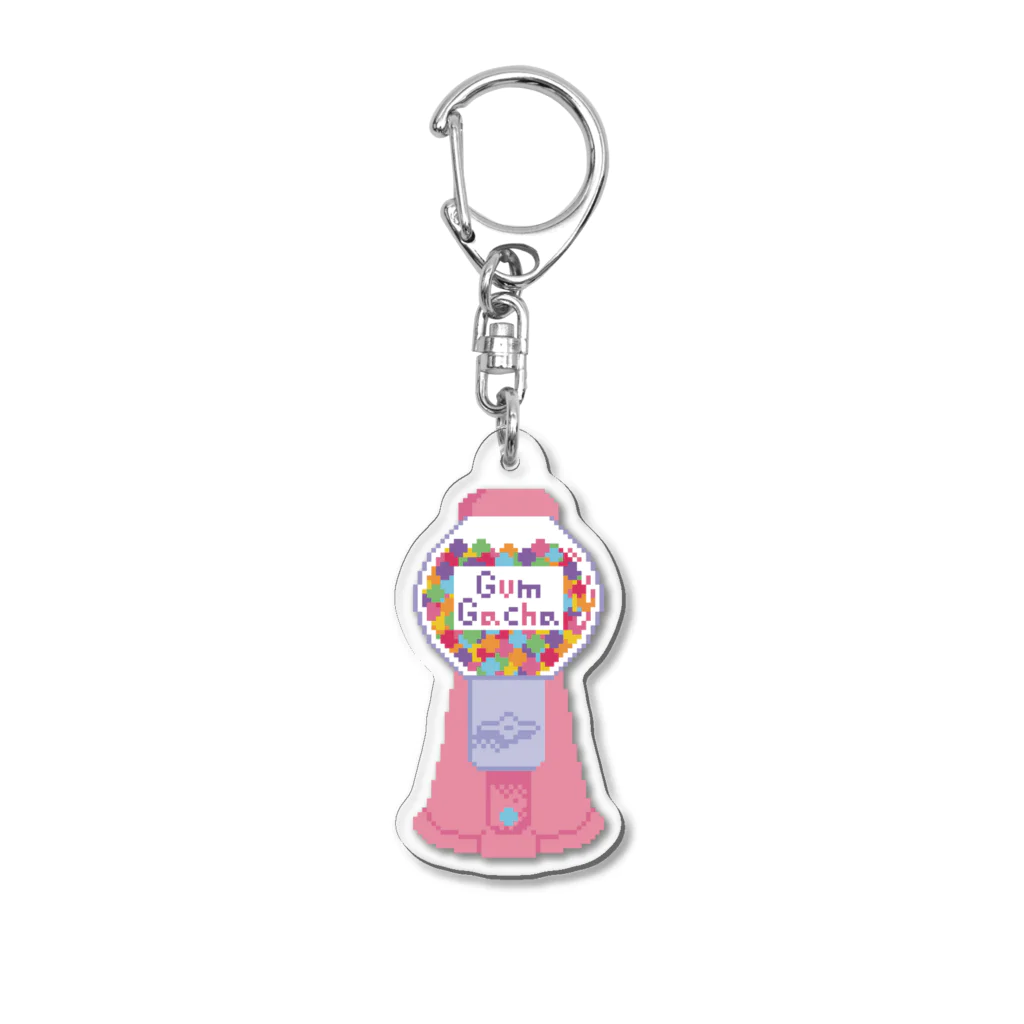 のすたるじあのガムガチャ(ドット) Acrylic Key Chain