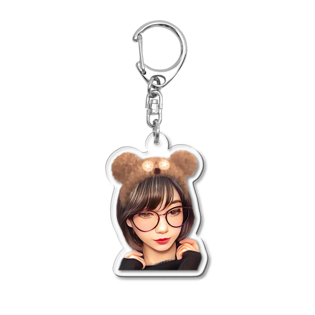 Re:Re:SmileyのBear Girl ☆◡̈⋆ Acrylic Key Chain