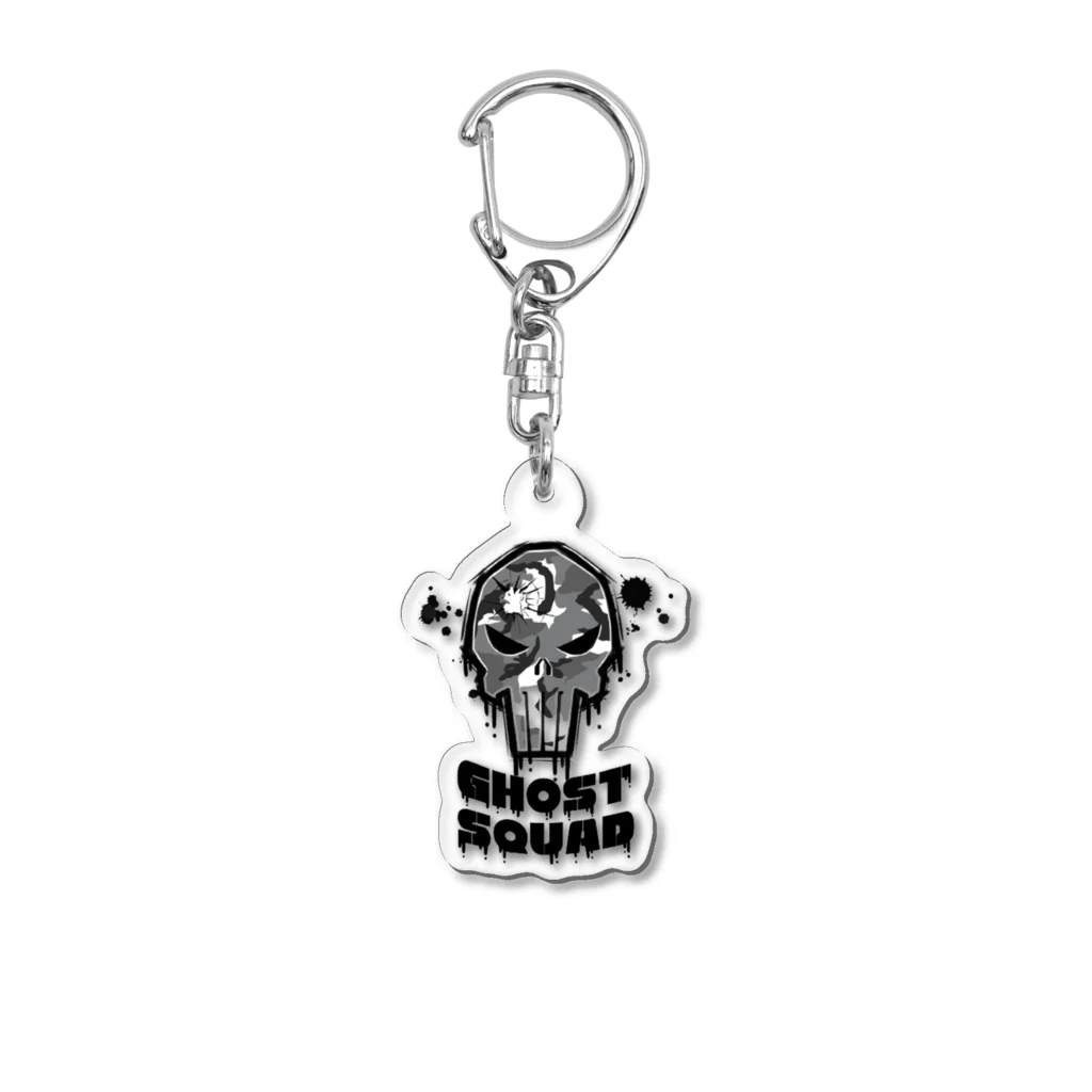 Ghost SquadのGhost Squad オリジナルロゴ Acrylic Key Chain