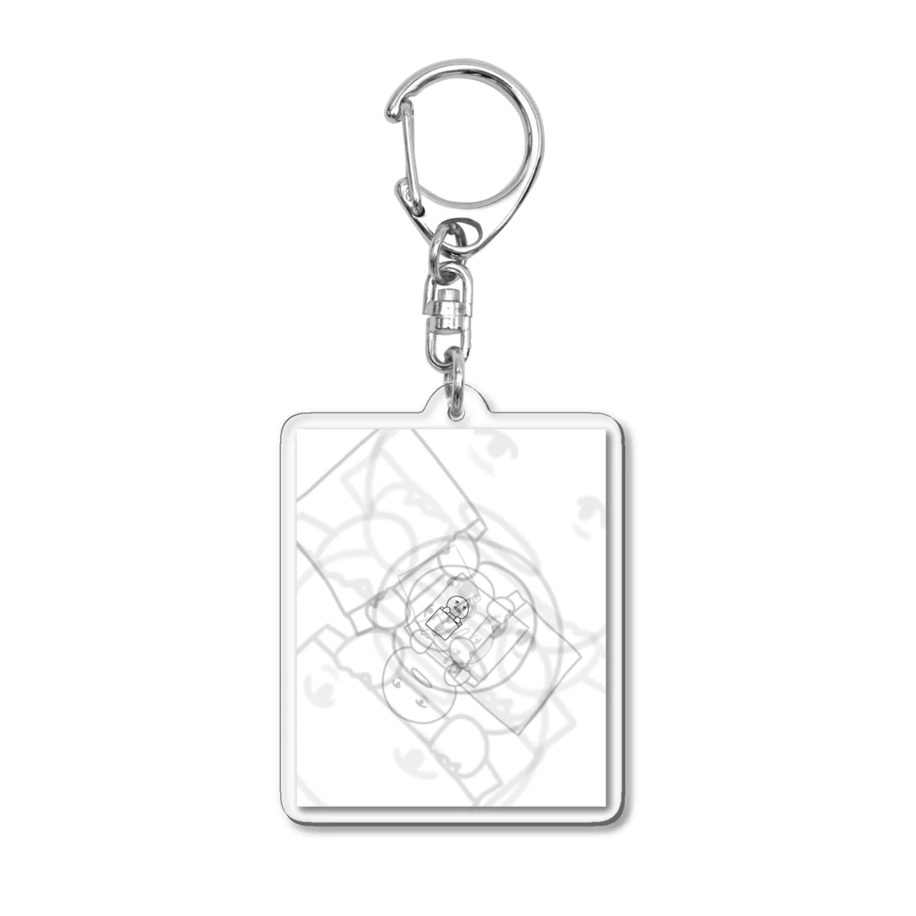 ヘルプ金の眠れない人 Acrylic Key Chain