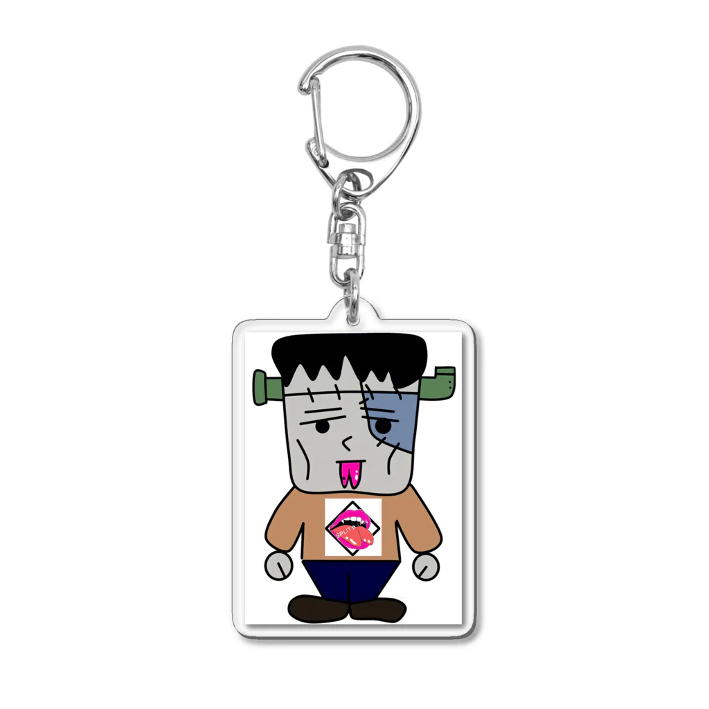 SPLIT+TANの【SPLIT+TAN】マスコット:フランケンくん Acrylic Key Chain