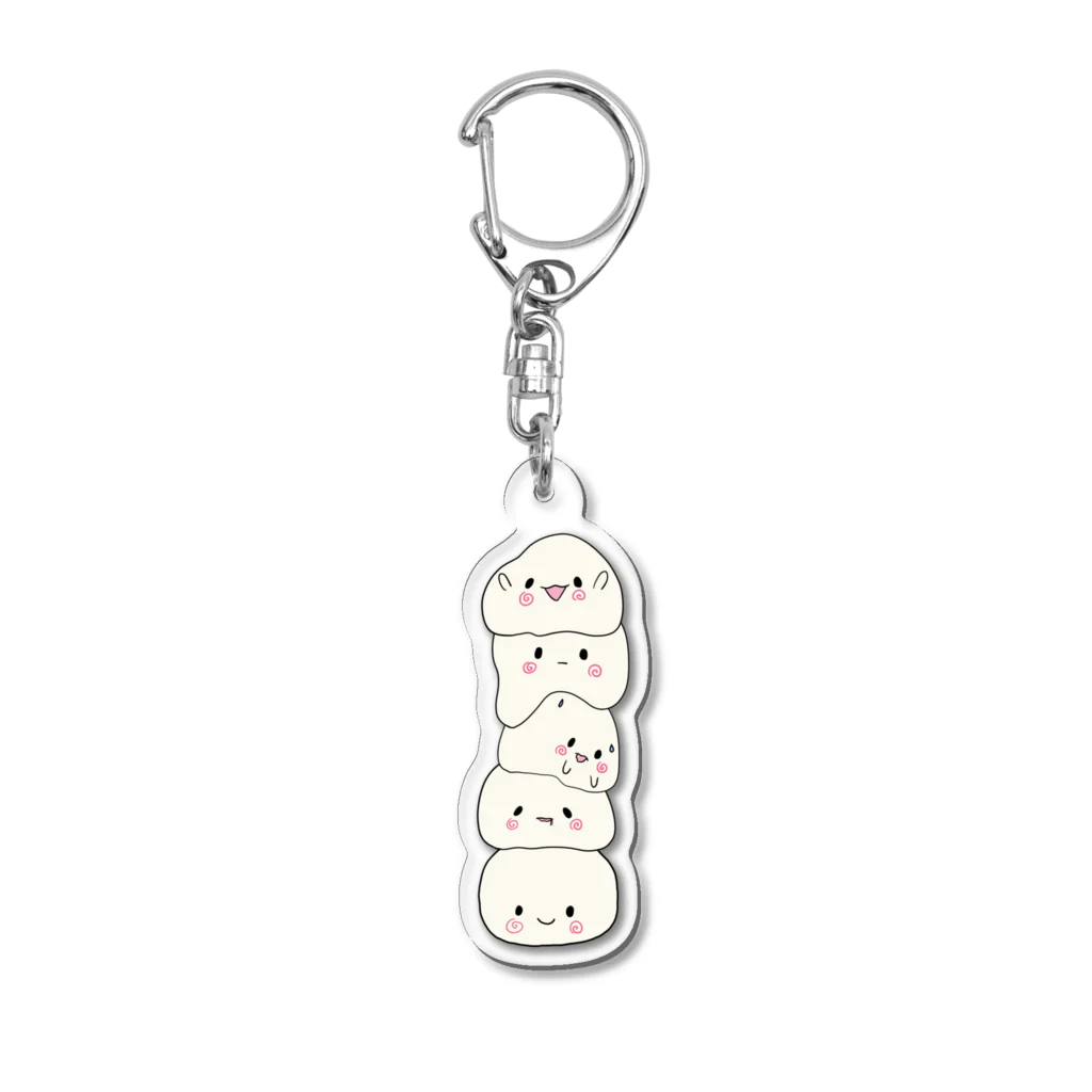 Ahhoのトーテムポールつむつむもちまるくん Acrylic Key Chain