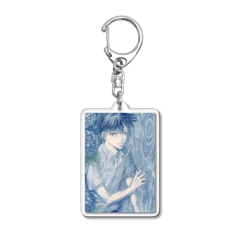 なと　瀬川なつこの透明感のあるアクキー（美少年） Acrylic Key Chain