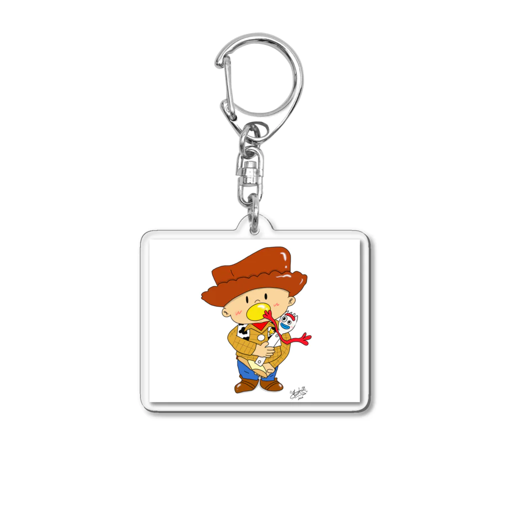 ベビーのあの人気キャラのコスプレベビちゃん Acrylic Key Chain