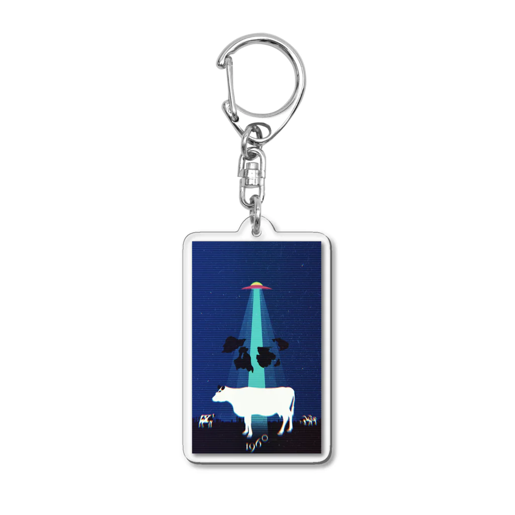 temple islandのビーガンユーフォー Acrylic Key Chain