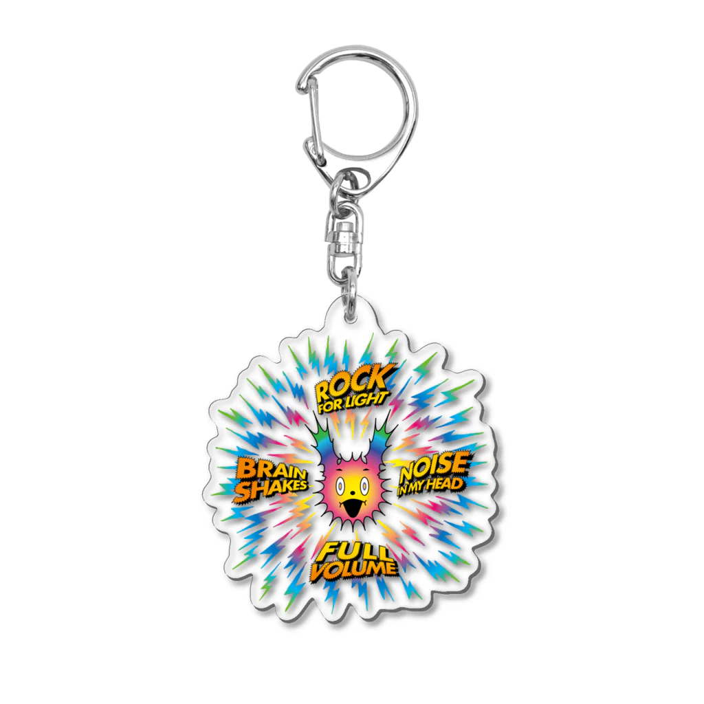 LONESOME TYPE ススの⚡️ビリビリ（サイケ）⚡️ Acrylic Key Chain