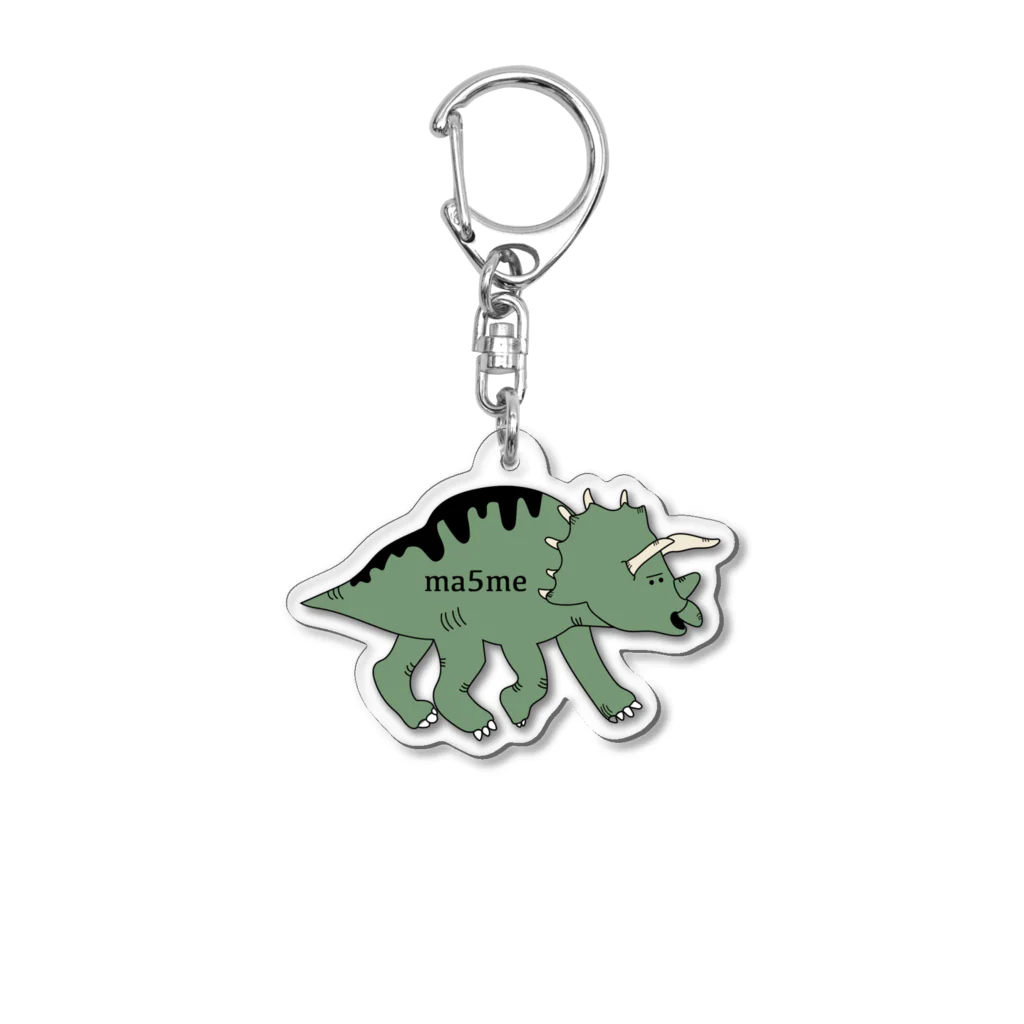 ma5me のma5me トリケラトプスアクリルキーホルダー Acrylic Key Chain