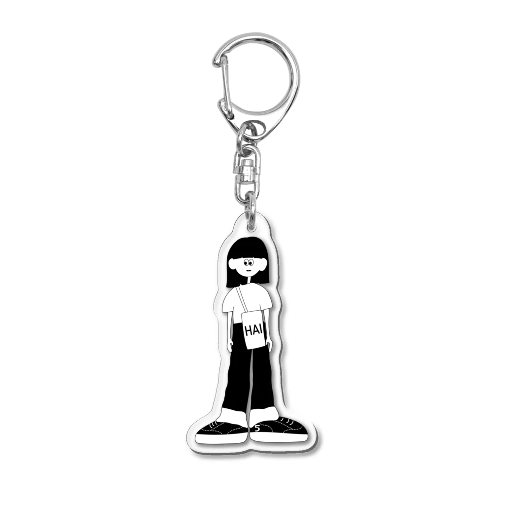 ma5me のHAI ma5me アクリルキーホルダー Acrylic Key Chain