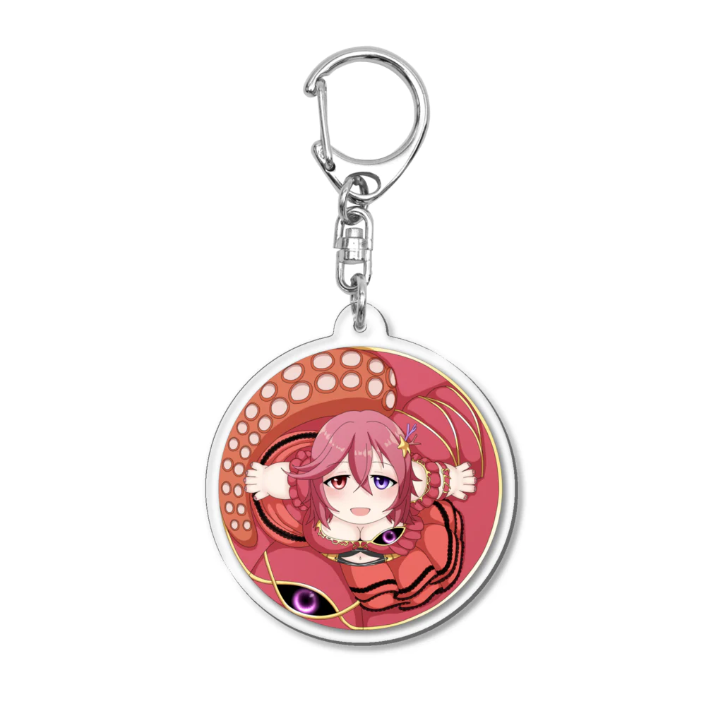 個人Vtuberテンタクル七海ショップSUZURI支店のまんまるテンタクル七海 Acrylic Key Chain