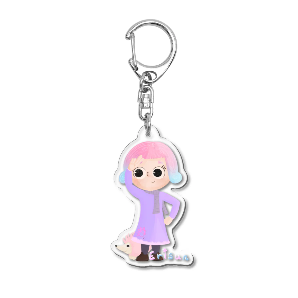 えりすん(Erisun)のえりすんちゃんキャラ Acrylic Key Chain