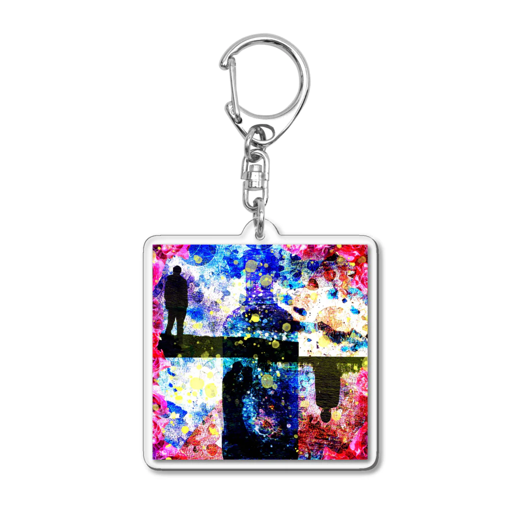 Laugh Rain LaboのWe have a lot to talk about. Acrylic Key Chain