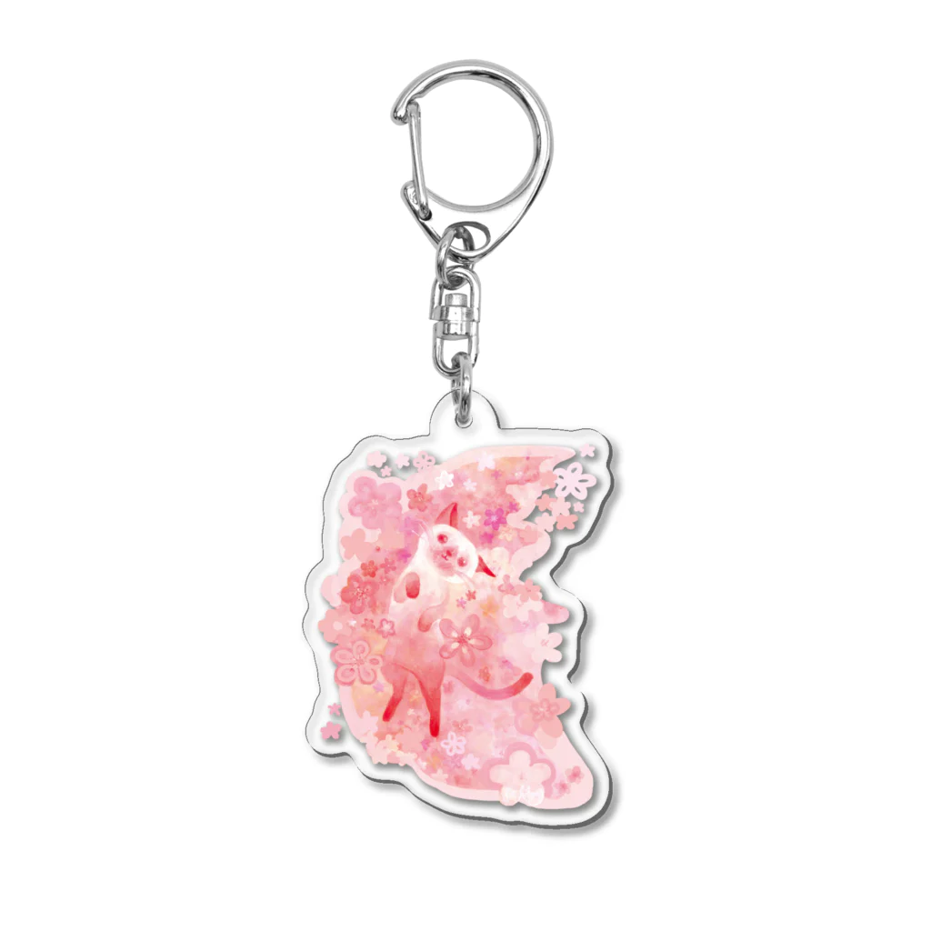 川本 悠肖子のSpring Acrylic Key Chain