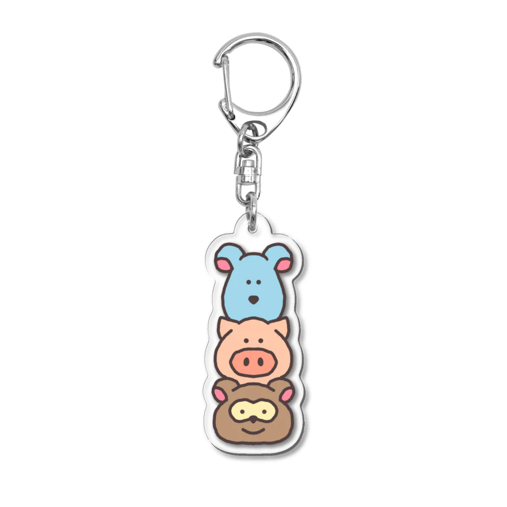 ぶーたんと仲間たちのずっとともだち Acrylic Key Chain