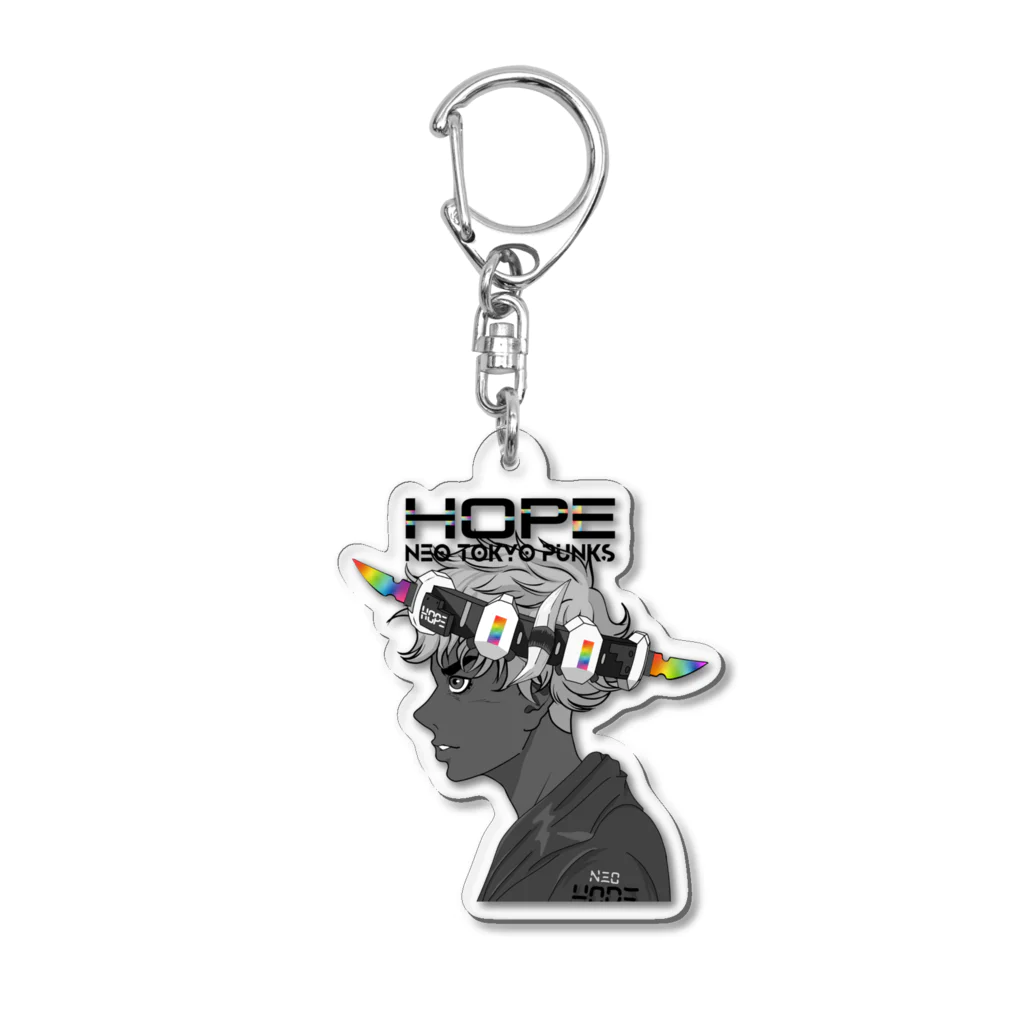 VΞDRA ART WORKSのNTP Guild HOPE - Statue of Liberty Punks / Man Acrylic Key Chain