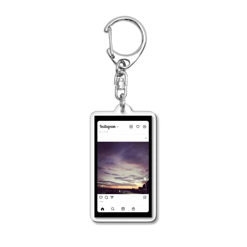 camのインスタ投稿風 Acrylic Key Chain