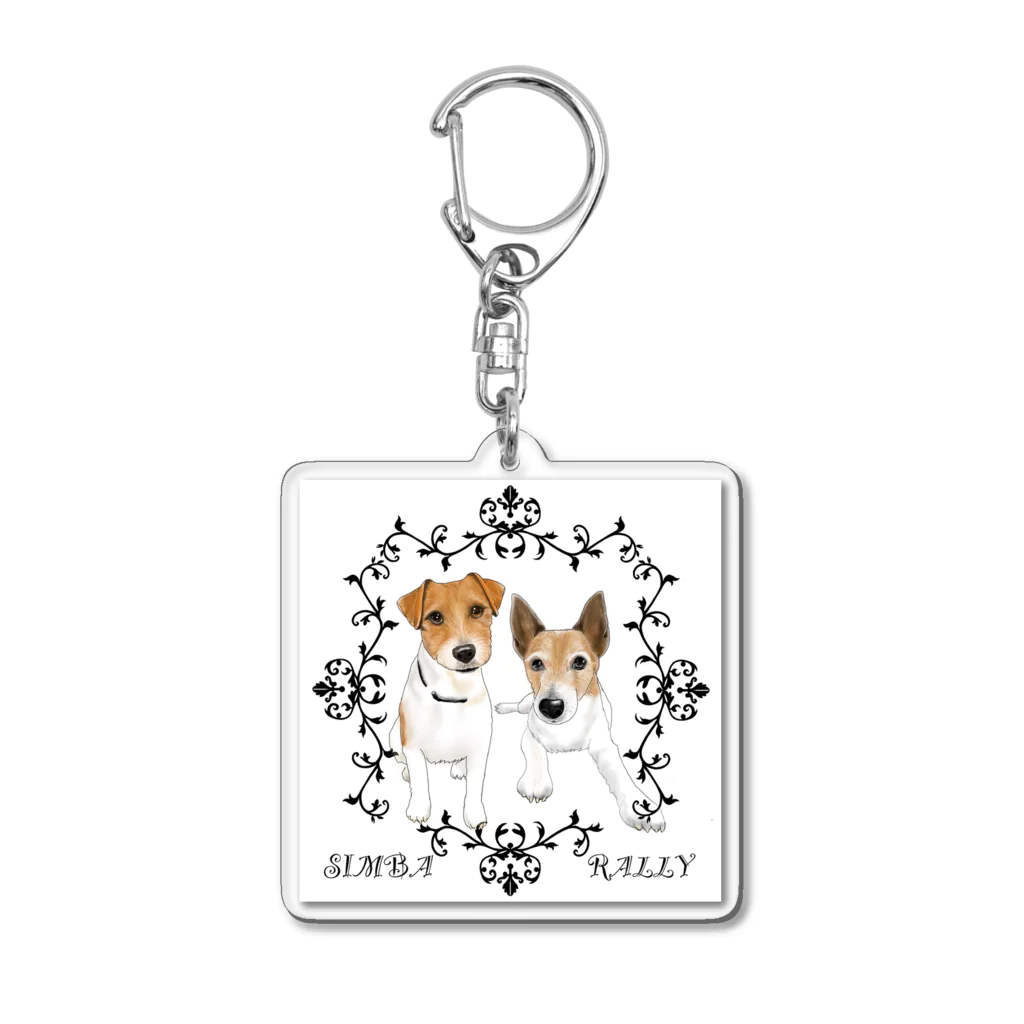 UnchienのRally&Simba Acrylic Key Chain