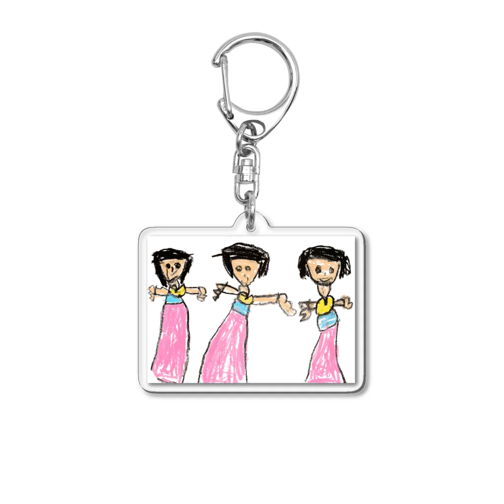 NEVERLAND-WORLDの三姉妹楽しくダンシング Acrylic Key Chain