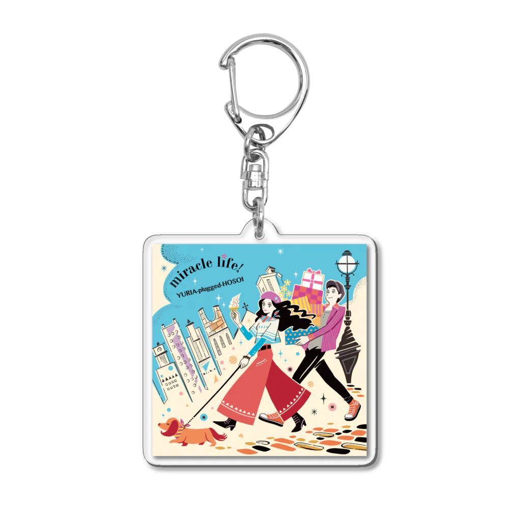 ホスプラググッズストアのmiracle life! Acrylic Key Chain