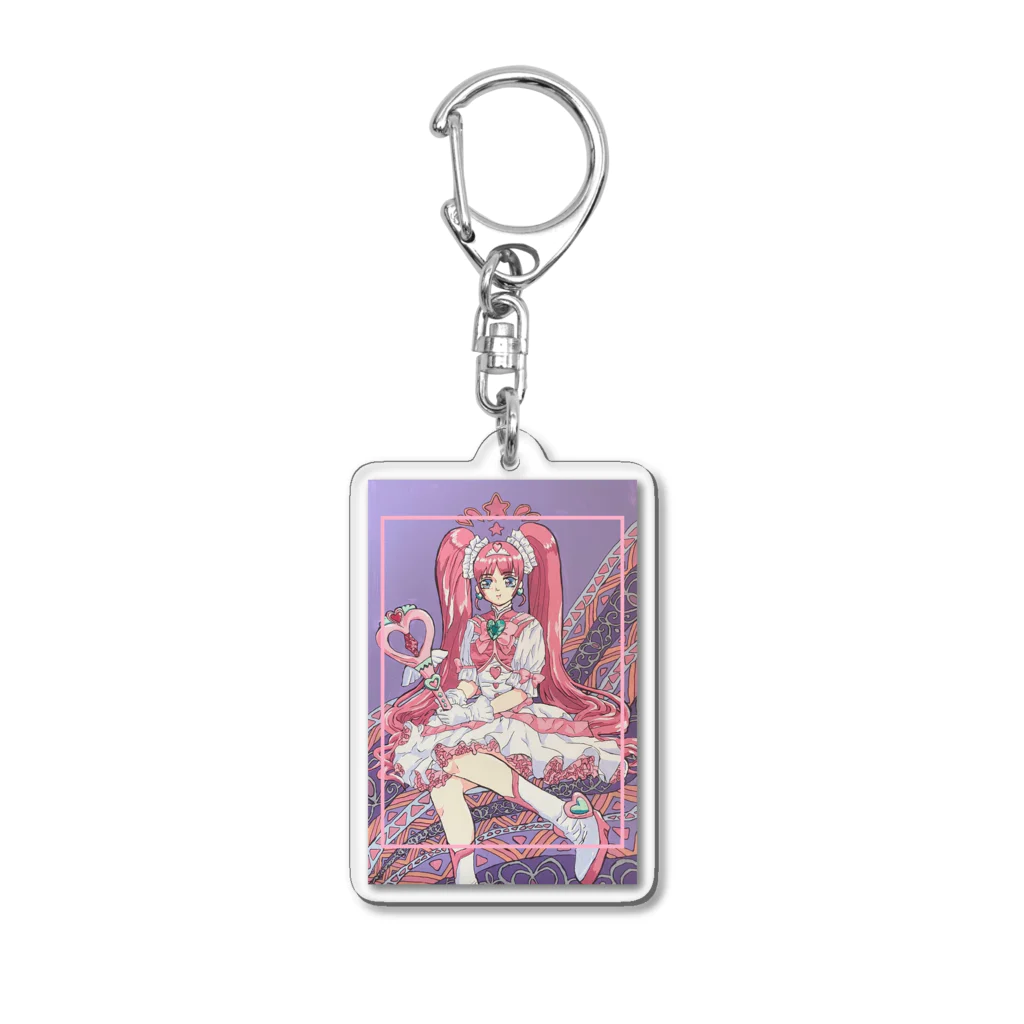 時限爆弾の魔法少女バミちゃん Acrylic Key Chain