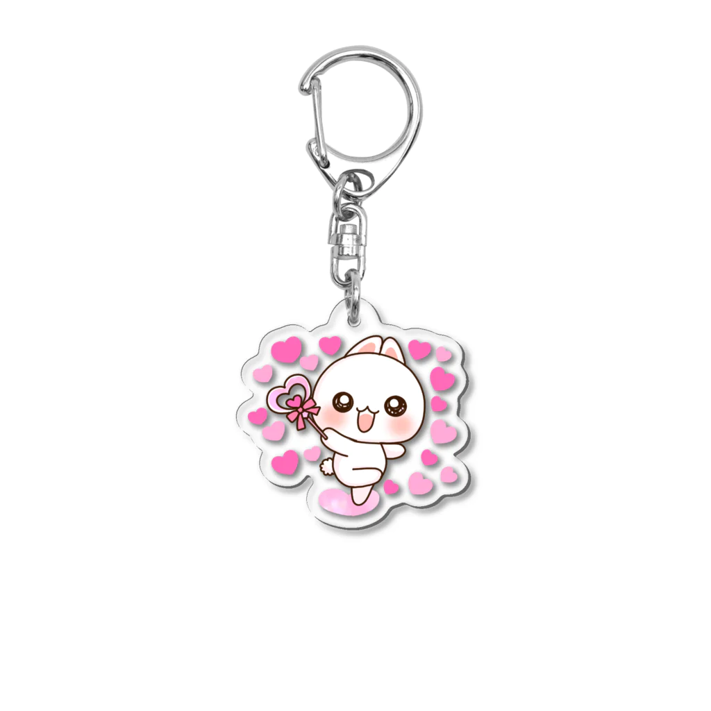 ♡らぶうさ♡のらぶうさ　ラブマジック♡ Acrylic Key Chain