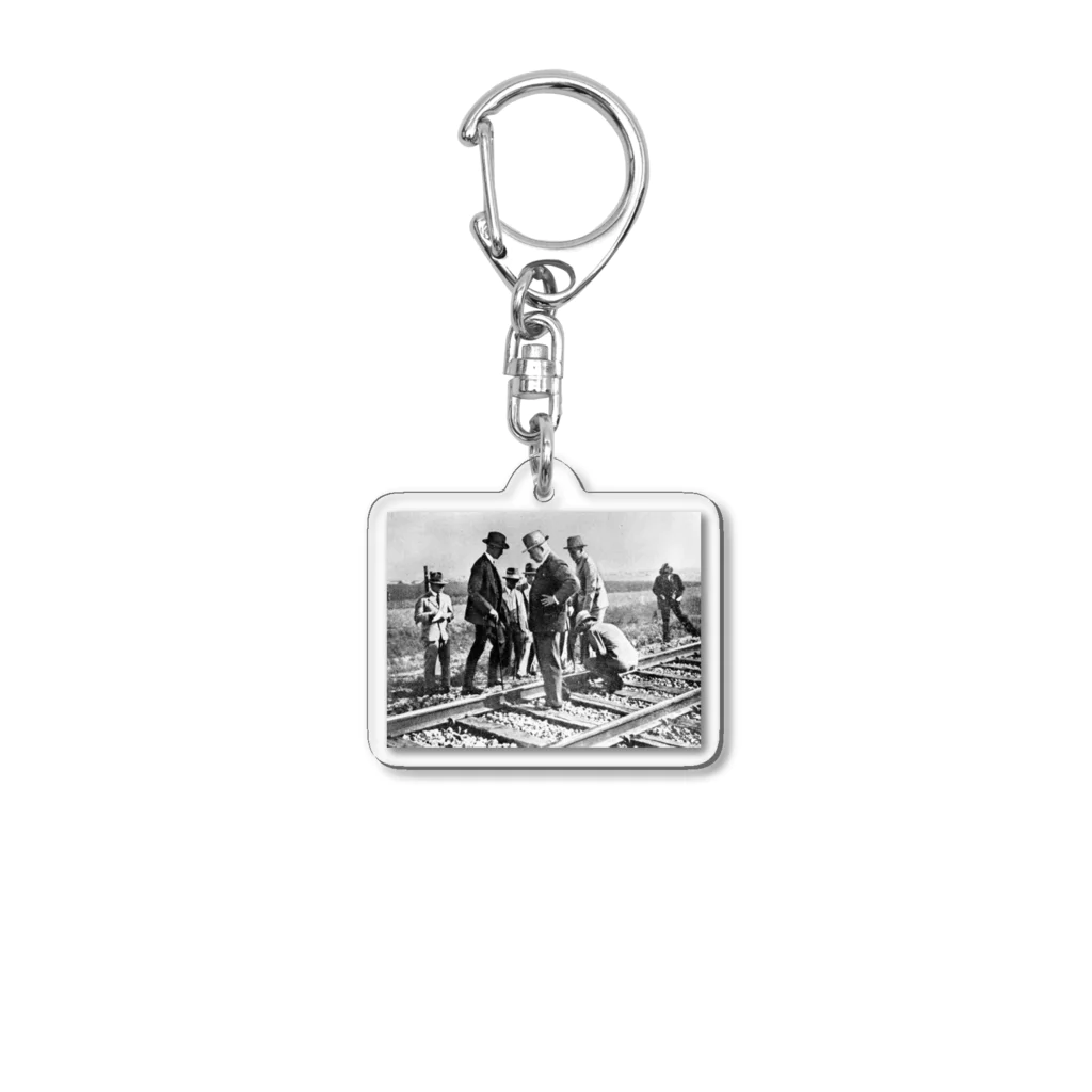 日本堂商店のリットン調査団 Acrylic Key Chain