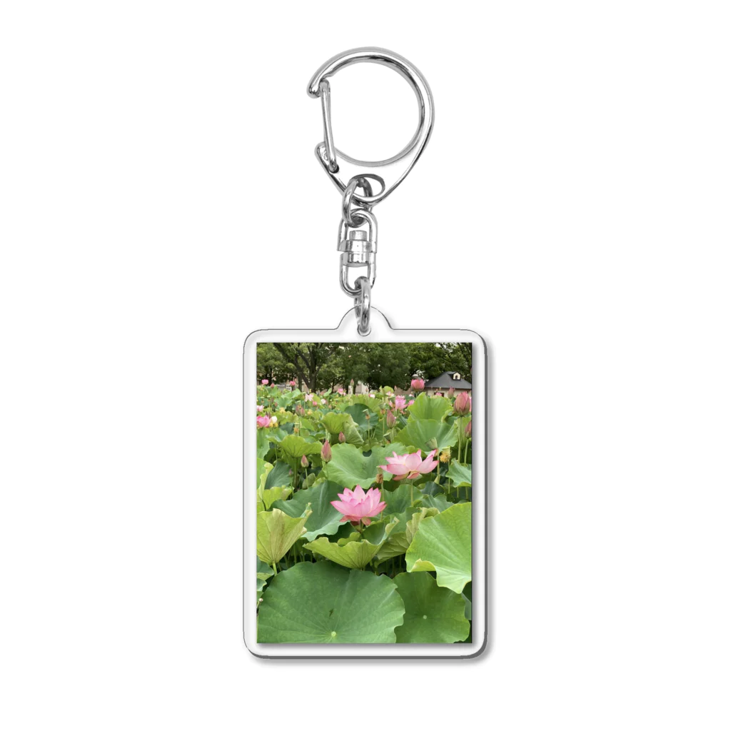 ぴー様と髭男の蓮の花です Acrylic Key Chain