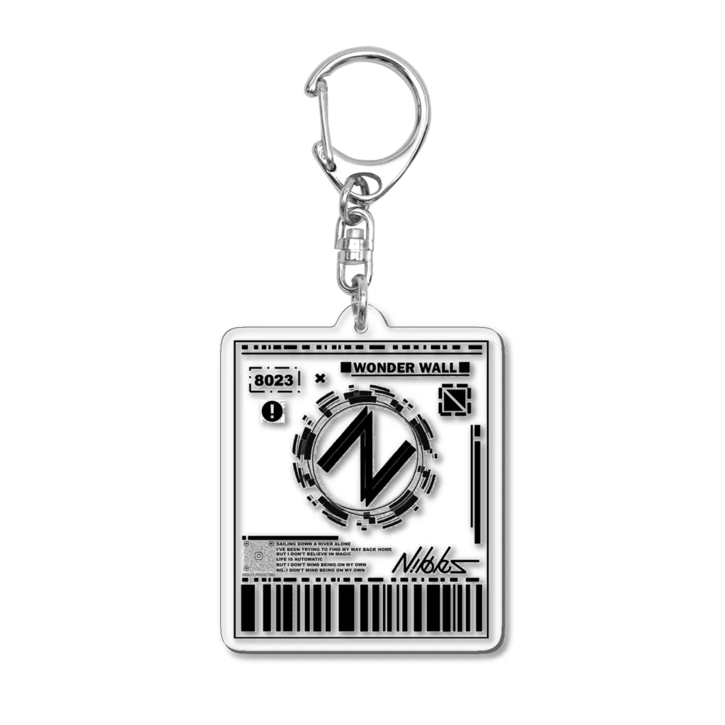 Nibbles のNibbles Cyberpunk Acrylic Key Chain