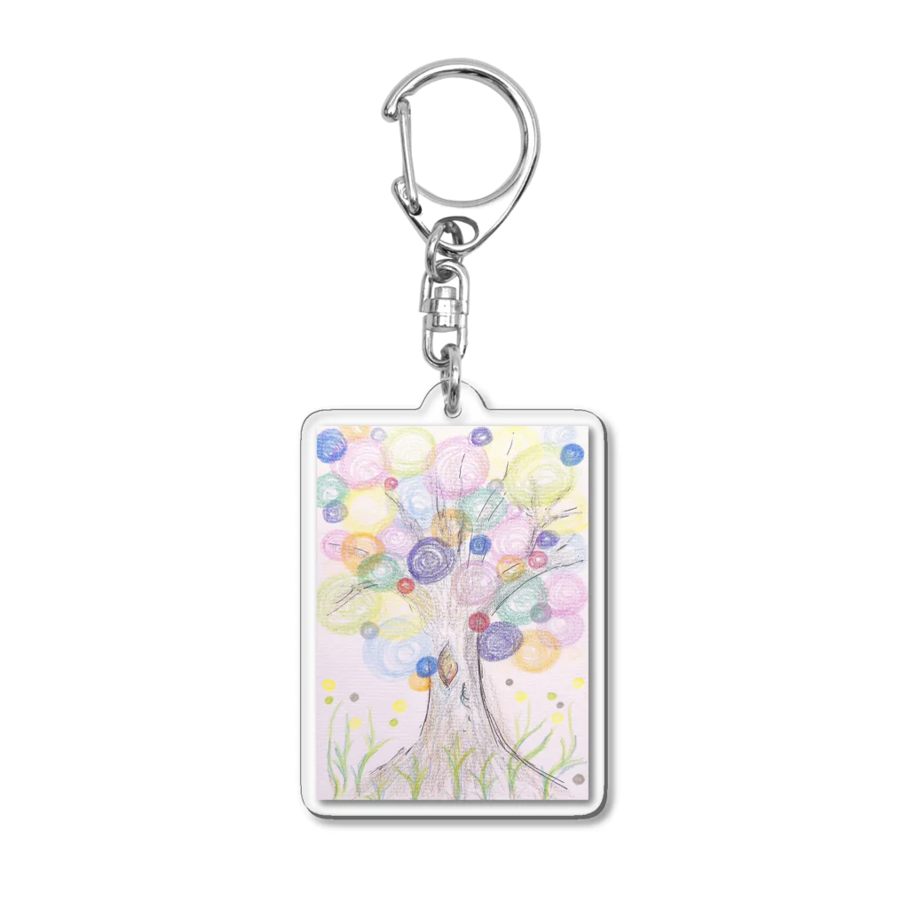 梛幸の美術室✨のレムリアの木の優しさ Acrylic Key Chain