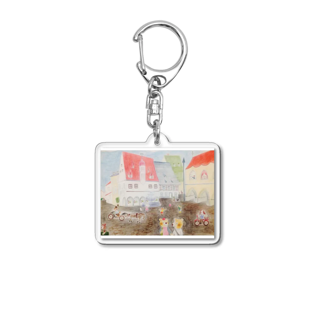 小さな森のどうぶつの国 Acrylic Key Chain