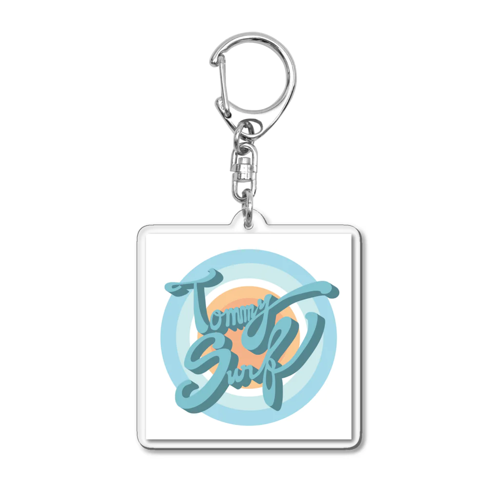 TommoolのTOMMY SURF　クラシックロゴ Acrylic Key Chain