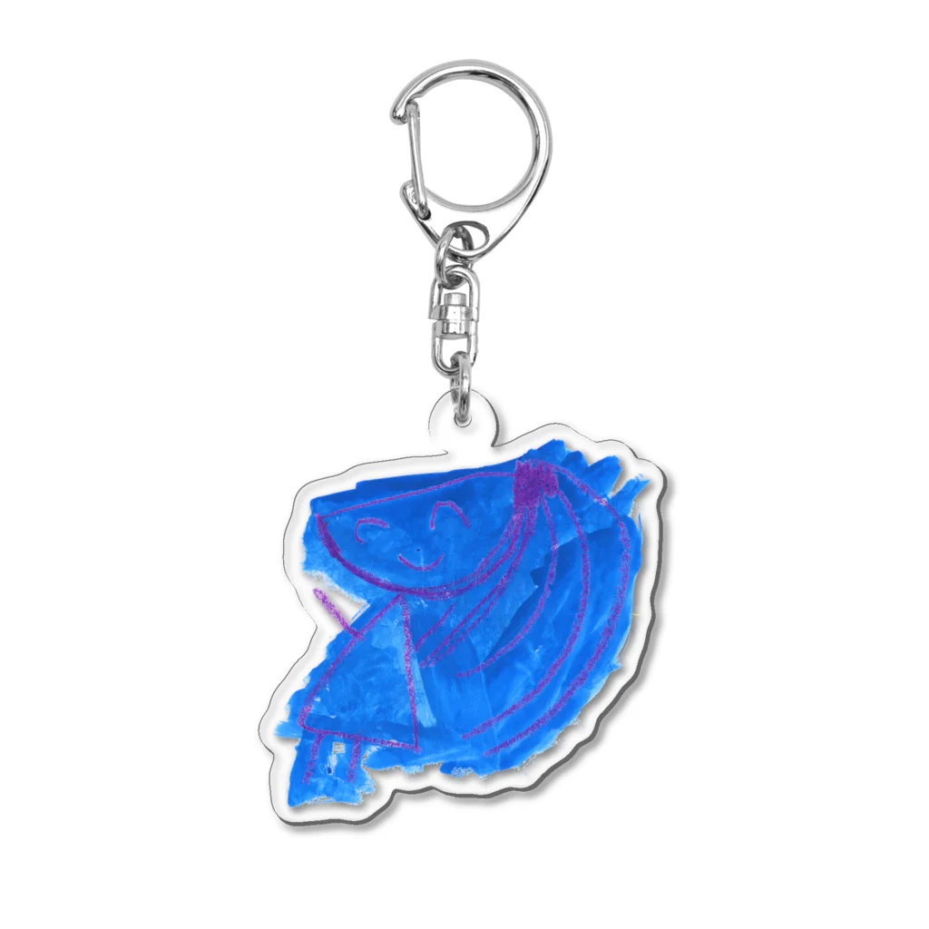 片桐ナントカのあおうこ Acrylic Key Chain