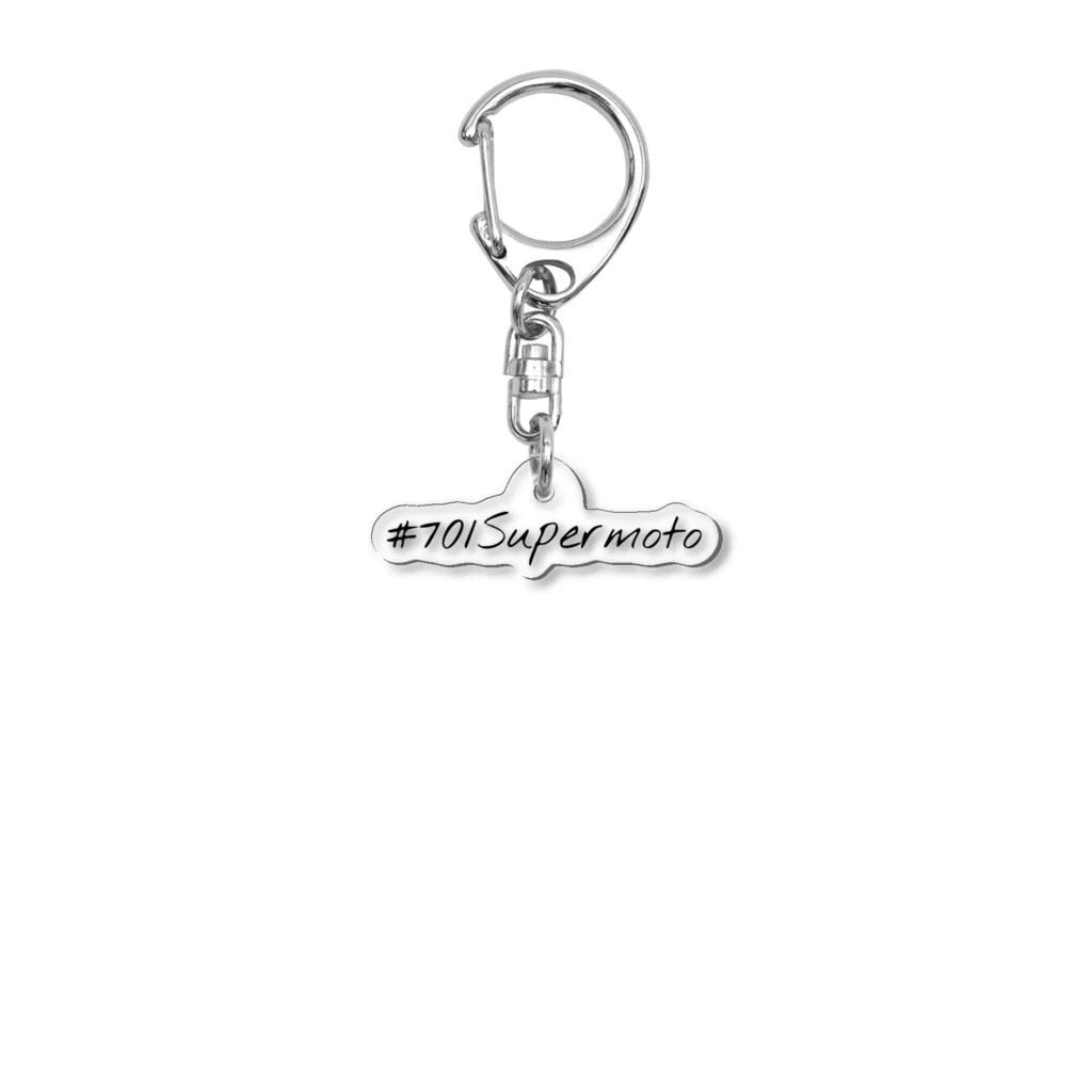 バイク乗りのためのグッズショップの701Supermoto Acrylic Key Chain