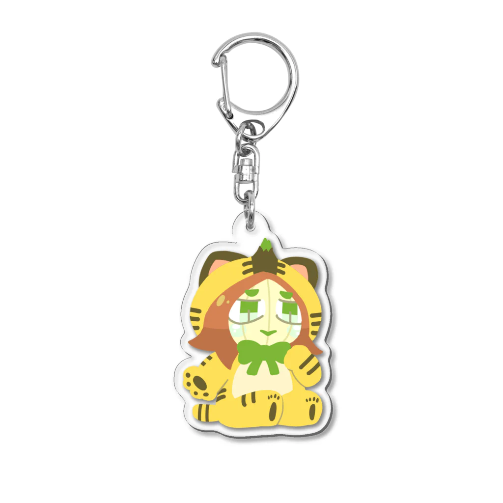 トラみー＝トラッキーのとらマネギちゃん Acrylic Key Chain