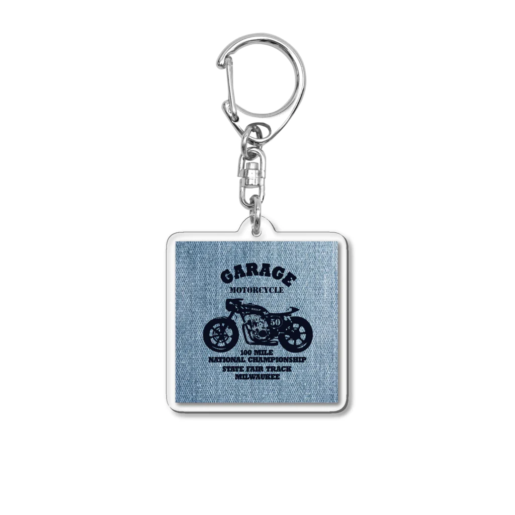 キッズモード某の武骨なバイクデザイン(ブリーチ) Acrylic Key Chain