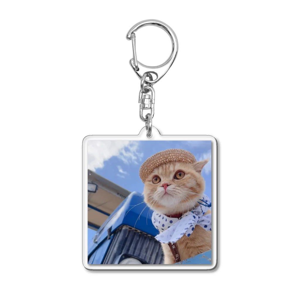 農家の息子猫まるショップの農家の息子猫まる。グッズ Acrylic Key Chain