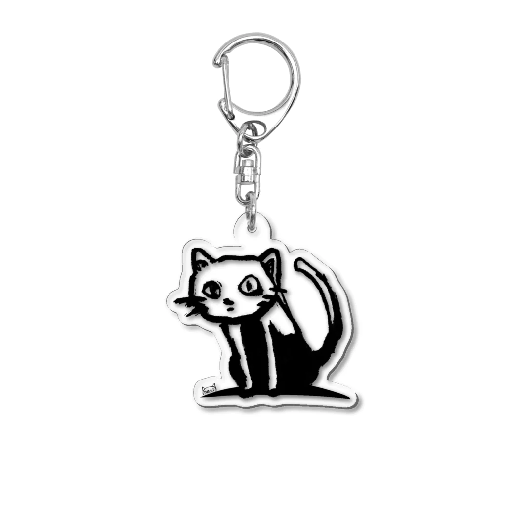 (neco)のねこ＋(neco) Acrylic Key Chain