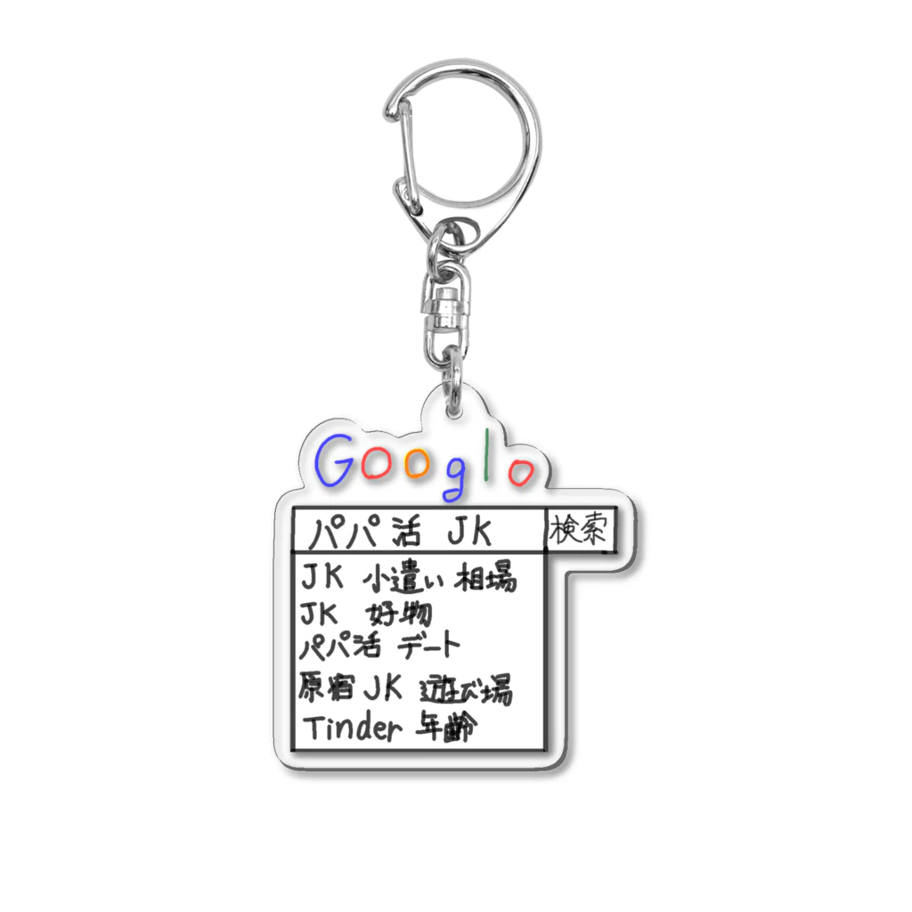 ようのこの世の終わりみたいな検索候補 Acrylic Key Chain