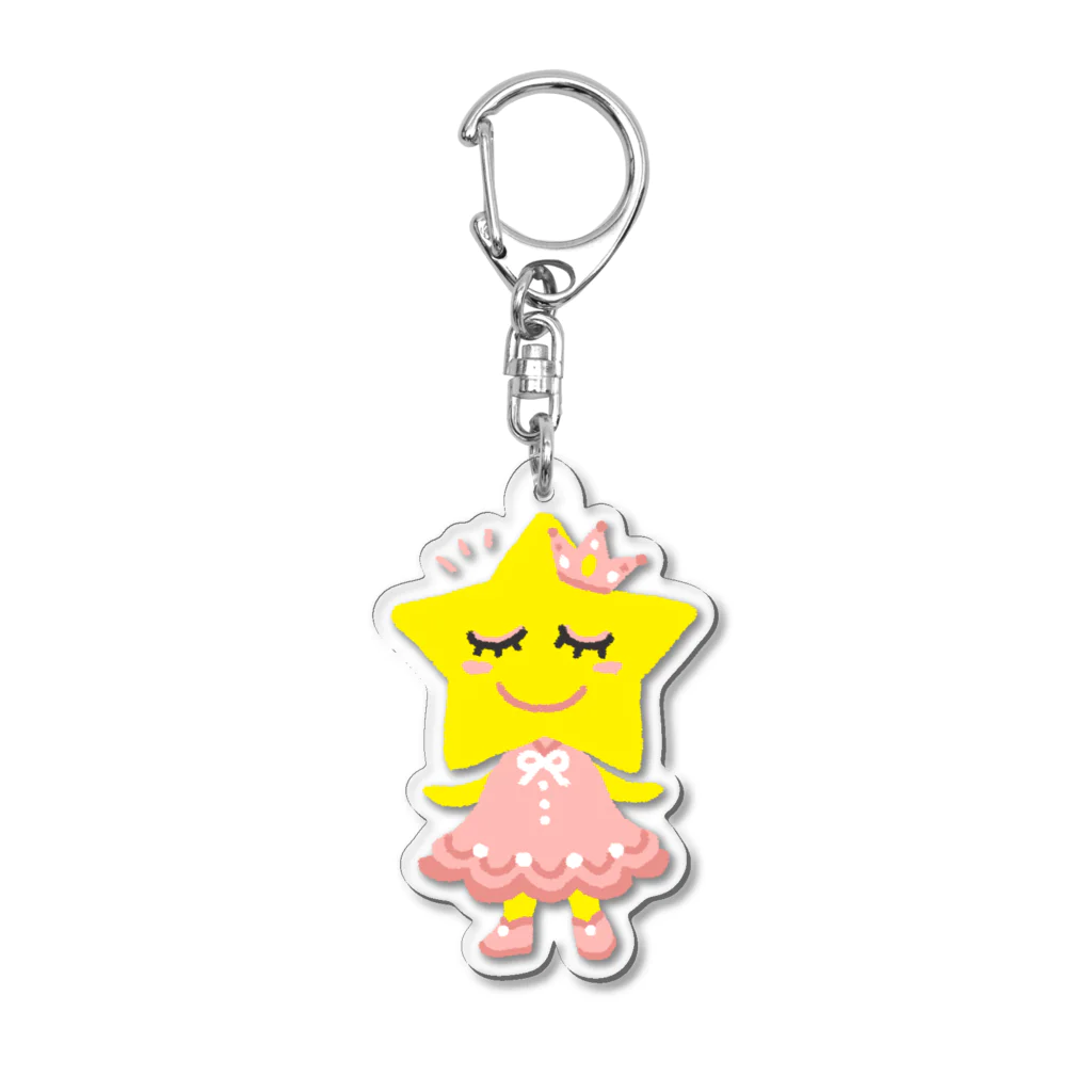 雁花工房（寄付アイテム販売中です）のおぽたん宇宙人 Acrylic Key Chain