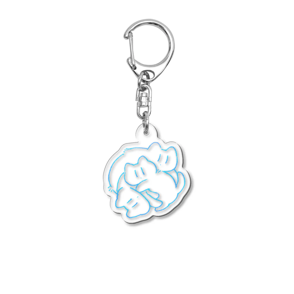 ゆゆ(yu_eu)のねこちゃん Acrylic Key Chain