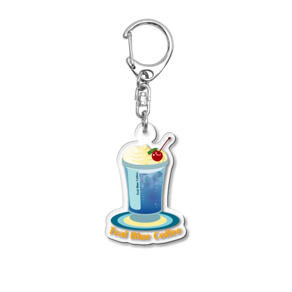 Teal Blue CoffeeのTeal Blue Hawaii Acrylic Key Chain