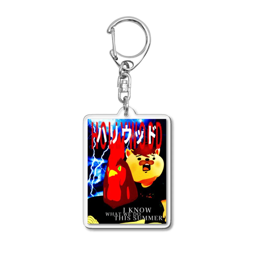 ー鳥乙ーのスカハリ（もち乙） Acrylic Key Chain